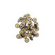 17mm Bronze Open-Top Jeans Buttons with Pins (Pack of 10)
